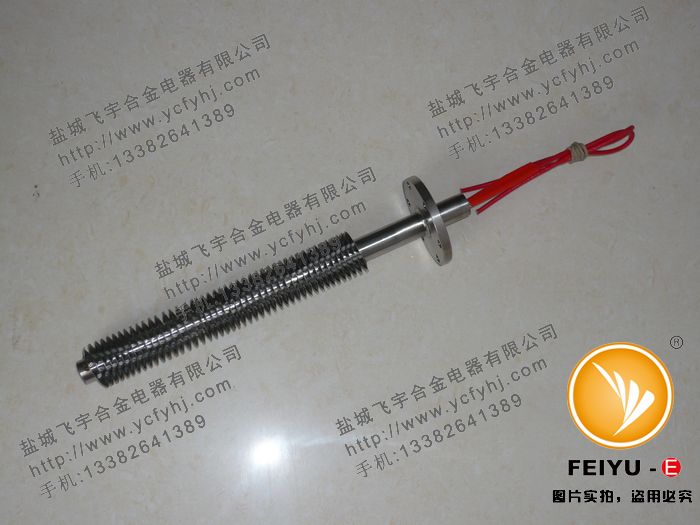 翅片式單頭電熱管實(shí)拍照片，盜用必究！
